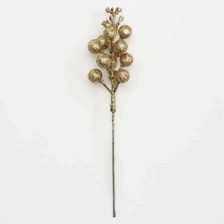 Decorative berries on a stick, gold, 4.5 × 4.5 × 20 cm-3