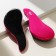 Massage comb a wave of Beauty Fox, bright pink color, Beauty Fox