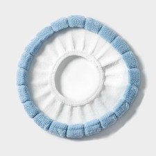 Case on the toilet seat on the elastic band 