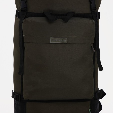 Tourist backpack, 50 liters, cord on a screed, 3 outer pockets, huntsman, khaki color-5