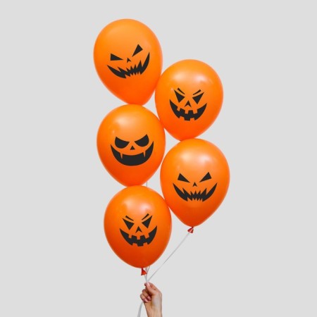 Air ball 12 “Scary pumpkins”, 1-way, set of 50 pcs., Mix pictures-2