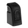 Portable heater Luazon LTO-02, 400W, 23 m², 2 modes, black, from the network