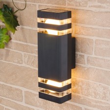 Elektrostandard Light Garden-Park, 2x60W, E27, IP54, Wall, Techno 1449 Black