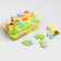 Puzzle according to the numbers "Dinosaurs", 60 pcs., 8x12.5x4 cm