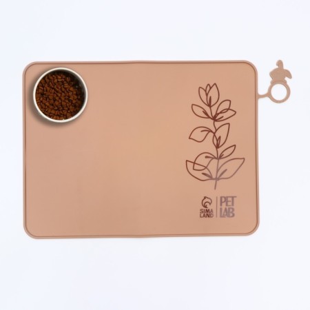 Silicone rug for a bowl, 40 x 30 cm, almond-2