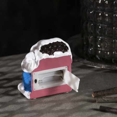 LED figure "Fairytale House", ceramics, batteries AAAX3 (not complete), glow of multi-3
