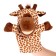 Soft toy on the hand "Giraffe", 26 cm