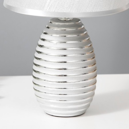 Table lamp 16609/1SL E14 40W silver 20x20x33 cm Risalux-4