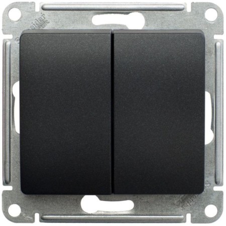 Schel000 Glossa Passing Schel000 Glossa, 2 Key, SP, 10A, IP20, Anthracite 954805