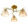 Chandelier 1084/3GD 40W E27 gold 52x52x23 cm Bayerlux