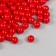 Set of beads "pearls" d 8 mm, 250 gr, red