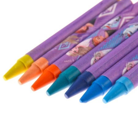 Wax pencils, set 24 colors, Elsa and Anna, cold heart-3