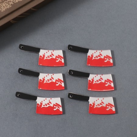 Decor for the creativity of acrylic mirror "bloodied Tesac" 4.6x1.6x0.4 cm-2
