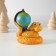 Polystone souvenir "Snakes with the Globe" 5.5x6 cm