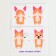Set for creating a felt toy with perforation and filler "Corgi"