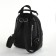 Women's backpack on lightning, black color