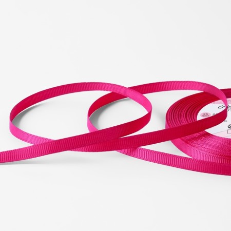 Republic tape, 6 mm, 23 ± 1 m, raspberry color No. 28