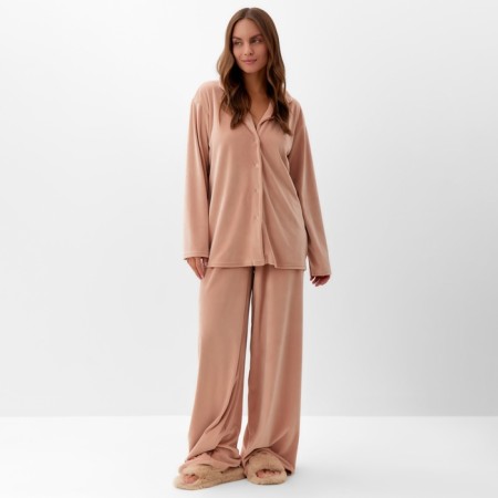 Women's costume (shirt and trousers) KAFTAN PLUSHY p. 44-46, beige