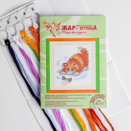 Embroidery Set "Gambling Ryzhik" 11 × 10 cm-1