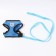 Drinking harness with a leash and reflective patch, s, ok 27, og 30-38, blue