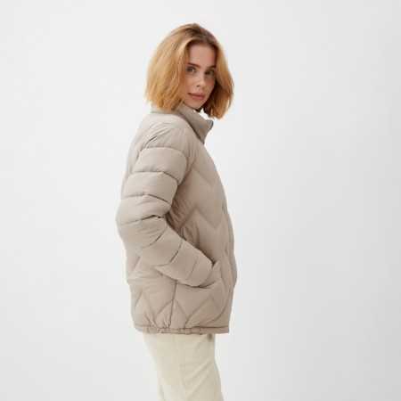 Women's jacket on lightning Colorista color gray-beige rr 44-3
