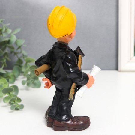 Souvenir Polystone "Architect/Builder" MIX 6.5x8x15.5 cm-5