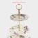 Porcelain dish 3-tier shade "Lavender", D = 15/18/23 cm