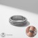 Ring "Multijack" spinning, color silver, 16 size