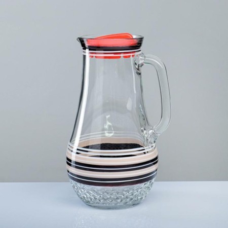 Set for juice "Coffee" art painting, 6 glasses 1250/200 ml-3