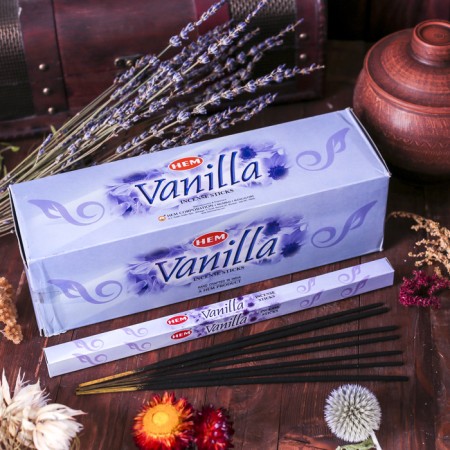 Incense "hem" 8 sticks coal vanilla