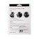 Killer-crunch on the headrest, two hooks, black