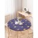 The tablecloth on the table “Cunning Moon and Month”, round, oxford, elastic band, size 120x120 cm, diameter 75-100 cm