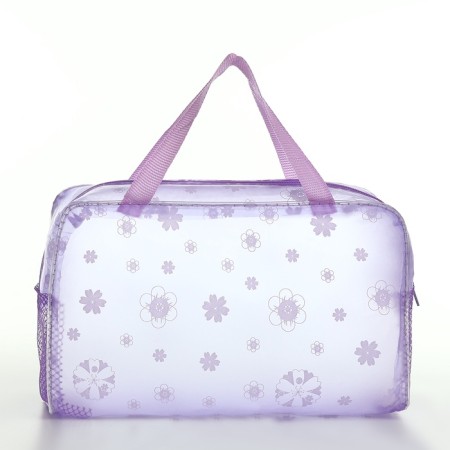 Lightning cosmetic bag, lilac color-1