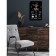 Carting clock, interior "Rules of the House", smooth move, 57 x 35 x 4 cm