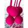 Vaginal balls A-Toys byfa Redvil, silicone, pink, 16.5 cm