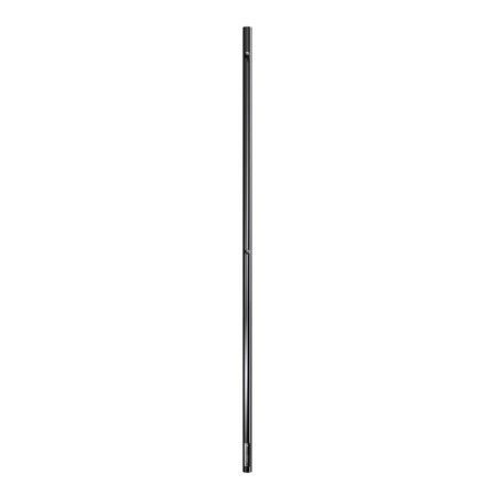 Terminus uno "Circle" electric heated towel rail, 1200x32 mm, black matte-1