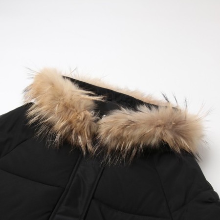 Women's winter jacket, black color, size 50-1
