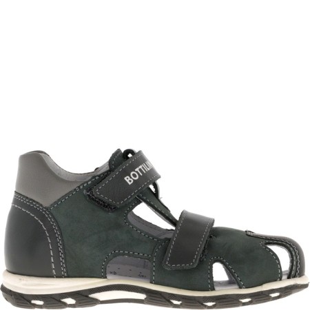 Baby sandals, size 26, dark gray color