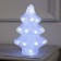 LED figure "Christmas tree" 7 × 21 × 7 cm, acrylic, 20 LED, AAX2 batteries (not in the kit), white glow
