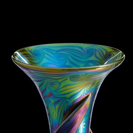 Interior vase "Open Iris Glass", 35 cm-2