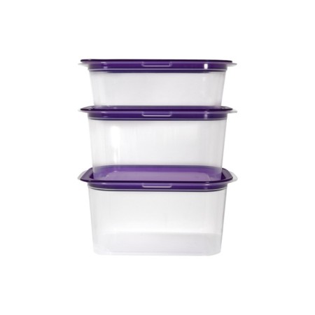 A set of plastic containers with an overwhelm Oursson, sweet plum-5