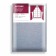 The curtain curtain Witerra with embossing zigzags 135x260cm, blue-blue, blackout, PE100%