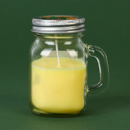 New Year's candle in a jar with a handle "Citrusian mood", tangerine-3