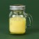 New Year's candle in a jar with a handle "Citrusian mood", tangerine