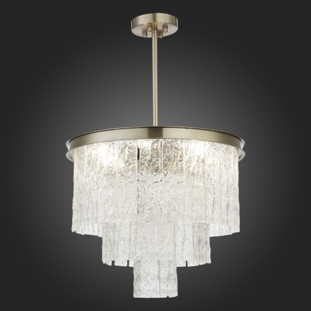 Ceiling Ceiling ST LUCE. SL1230.102.06. Stabia. 6x60 W, E14, 45x45x67 cm, Nickel color-2
