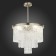 Ceiling Ceiling ST LUCE. SL1230.102.06. Stabia. 6x60 W, E14, 45x45x67 cm, Nickel color