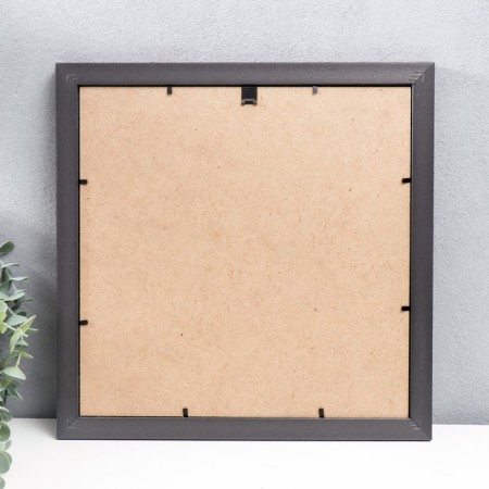 Photo frame Plastic "Mira" 30x30 cm brown (plastic screen)-1