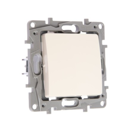 The switch mechanism 1-cl. Legrand "Etika Plus", 10 AX, 250 V, screw. Clemes, Sl. bone.