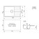 Kitchen car is a stone from the Uperwood Econ UPD-506, 001, rectangular, color 001 White matte