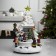 LED figure "Christmas tree" 10 × 23 × 10 cm, polystone, AAX3 batteries (not complete), USB, glow warm white